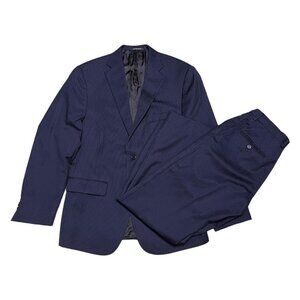 Hart Schaffner Marx Navy Blue Suit
